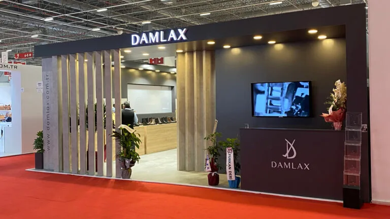 Fuar Standı 6 damlax aymod fuarı uygulama projesi