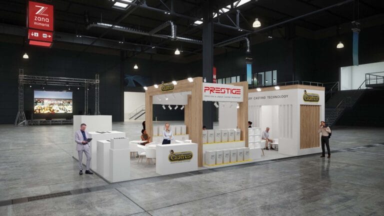 Certus Istanbul Jewelry Show 2024 — wooden stand overview