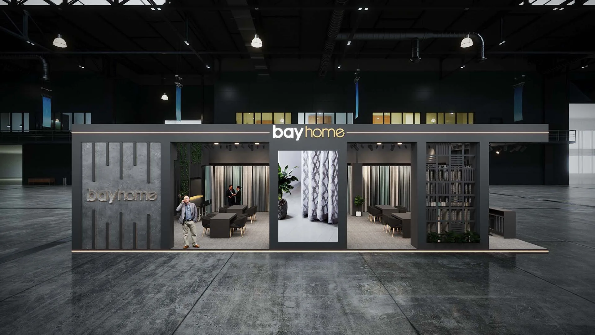 Bayhome – HOMETEX 2024 8 Bayhome – HOMETEX 2024 – Entwurfsvisualisierung 7
