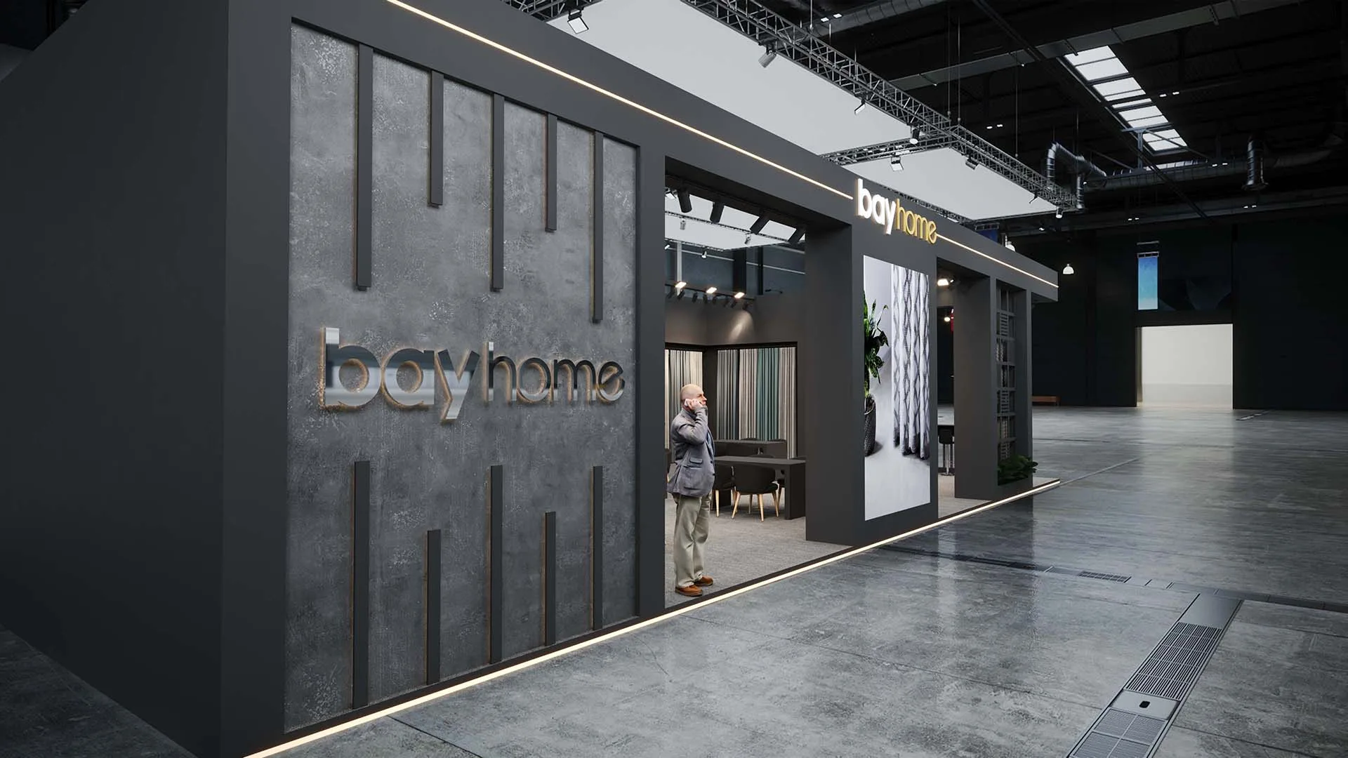 Bayhome – HOMETEX 2024 9 Bayhome – HOMETEX 2024 – Entwurfsvisualisierung 8