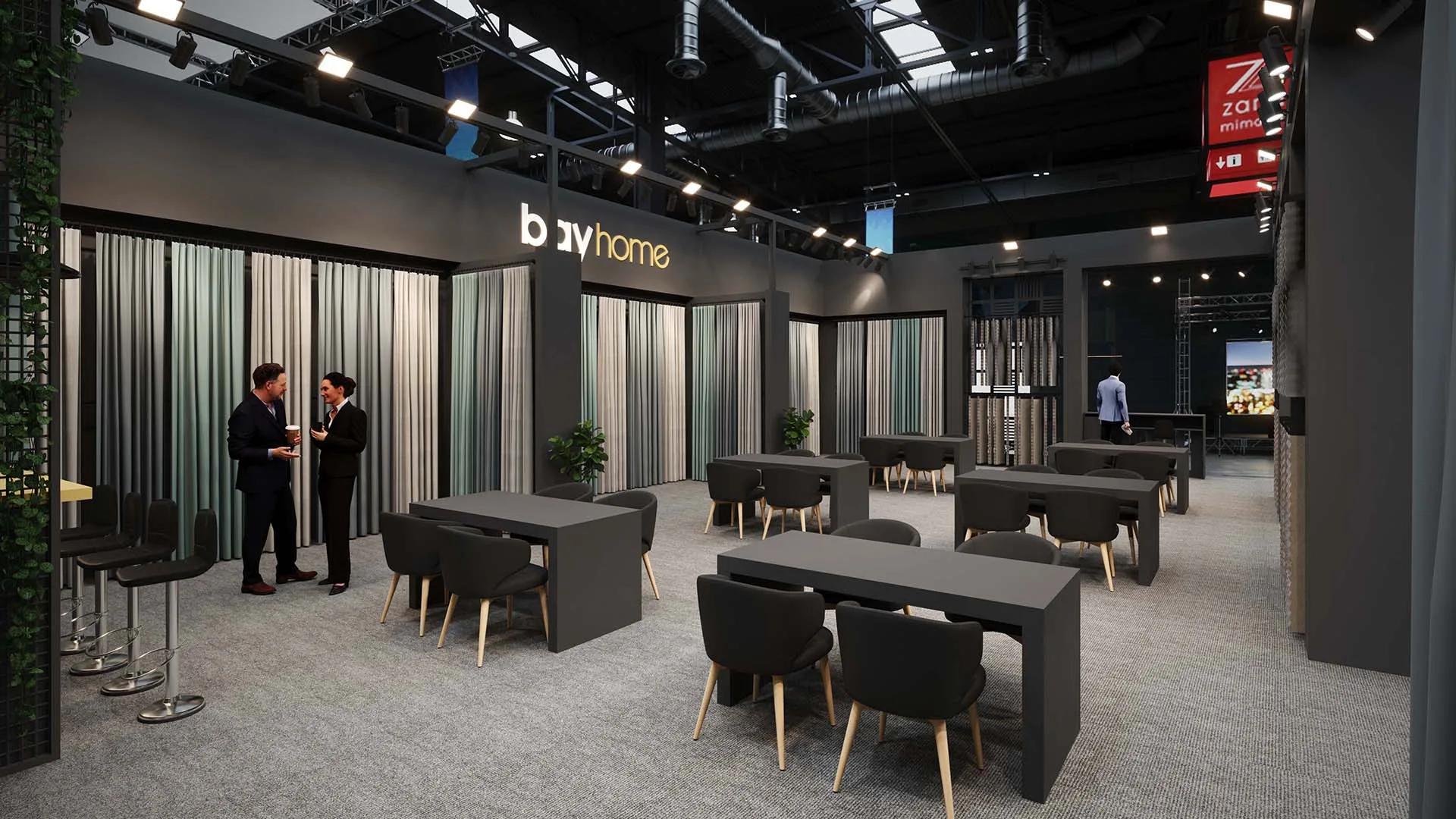 Bayhome – HOMETEX 2024 11 Bayhome – HOMETEX 2024 – Entwurfsvisualisierung 10