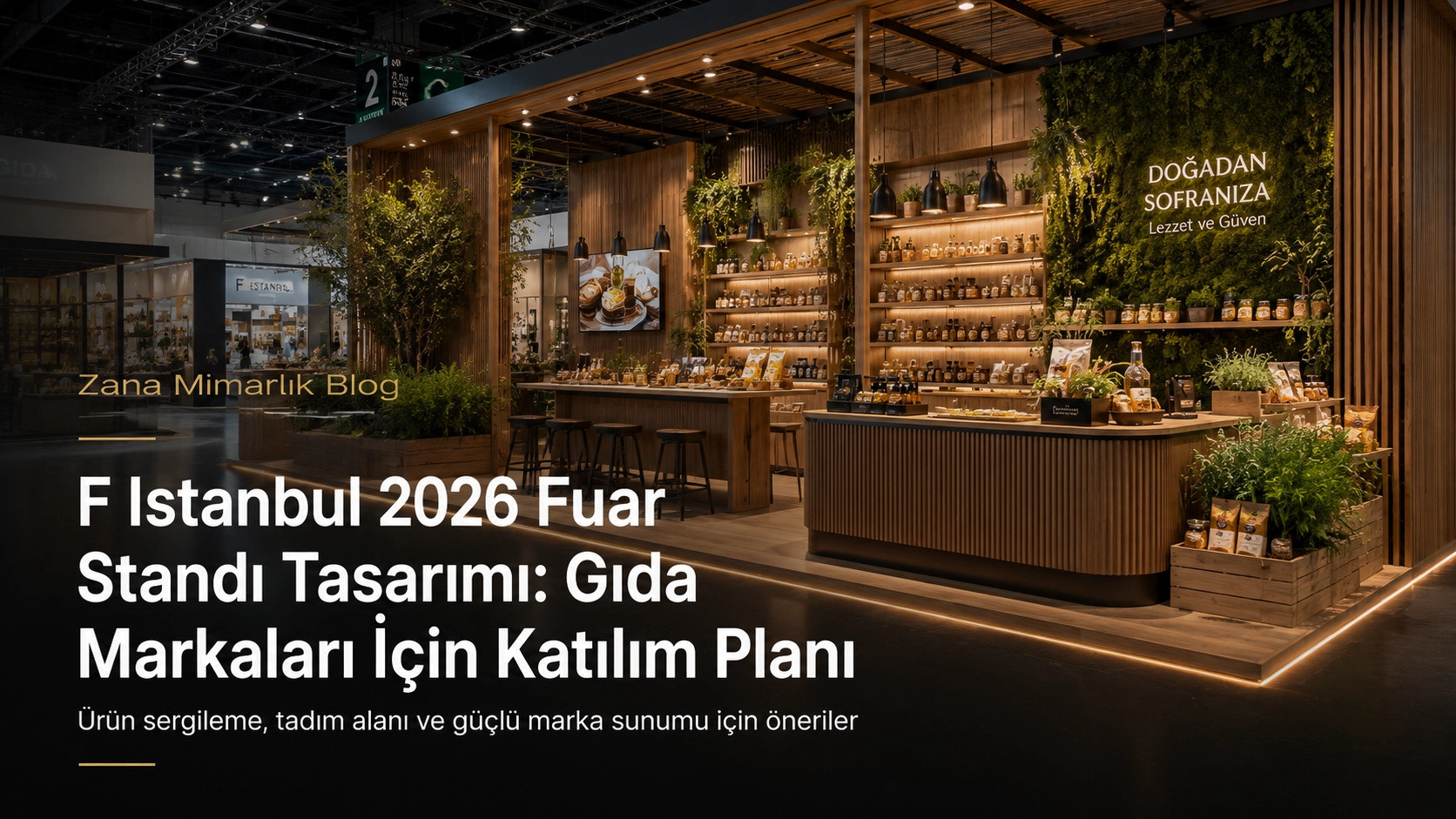 F İstanbul 2026 Fuar Standı Tasarımı: Gıda Markaları için Katılım Planı
