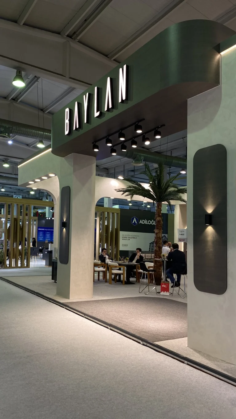 Baylan İnşaat Rising City 2026 built stand — project view 2