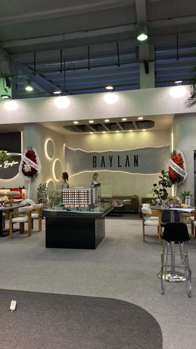 Baylan İnşaat Rising City 2026 built stand — project view 6
