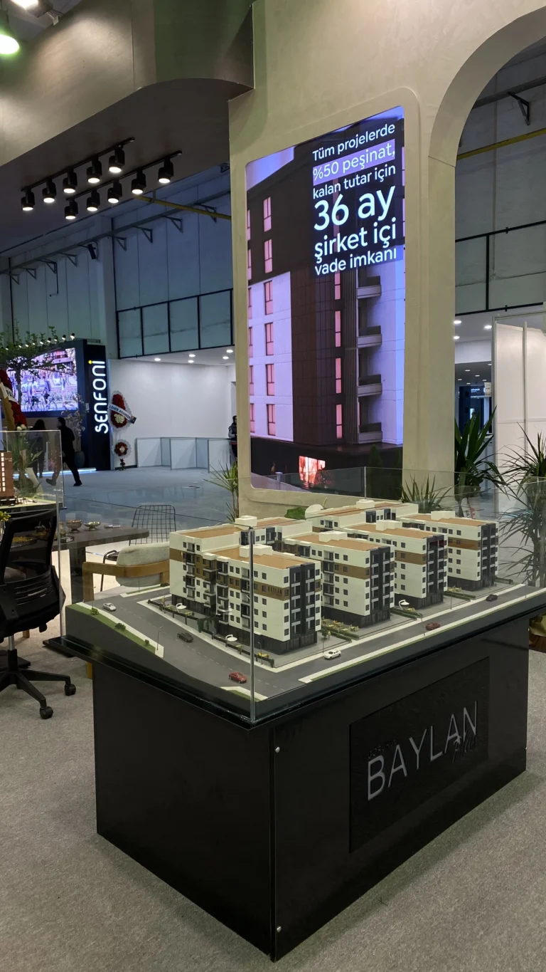 Baylan İnşaat Rising City 2026 built stand — project view 7