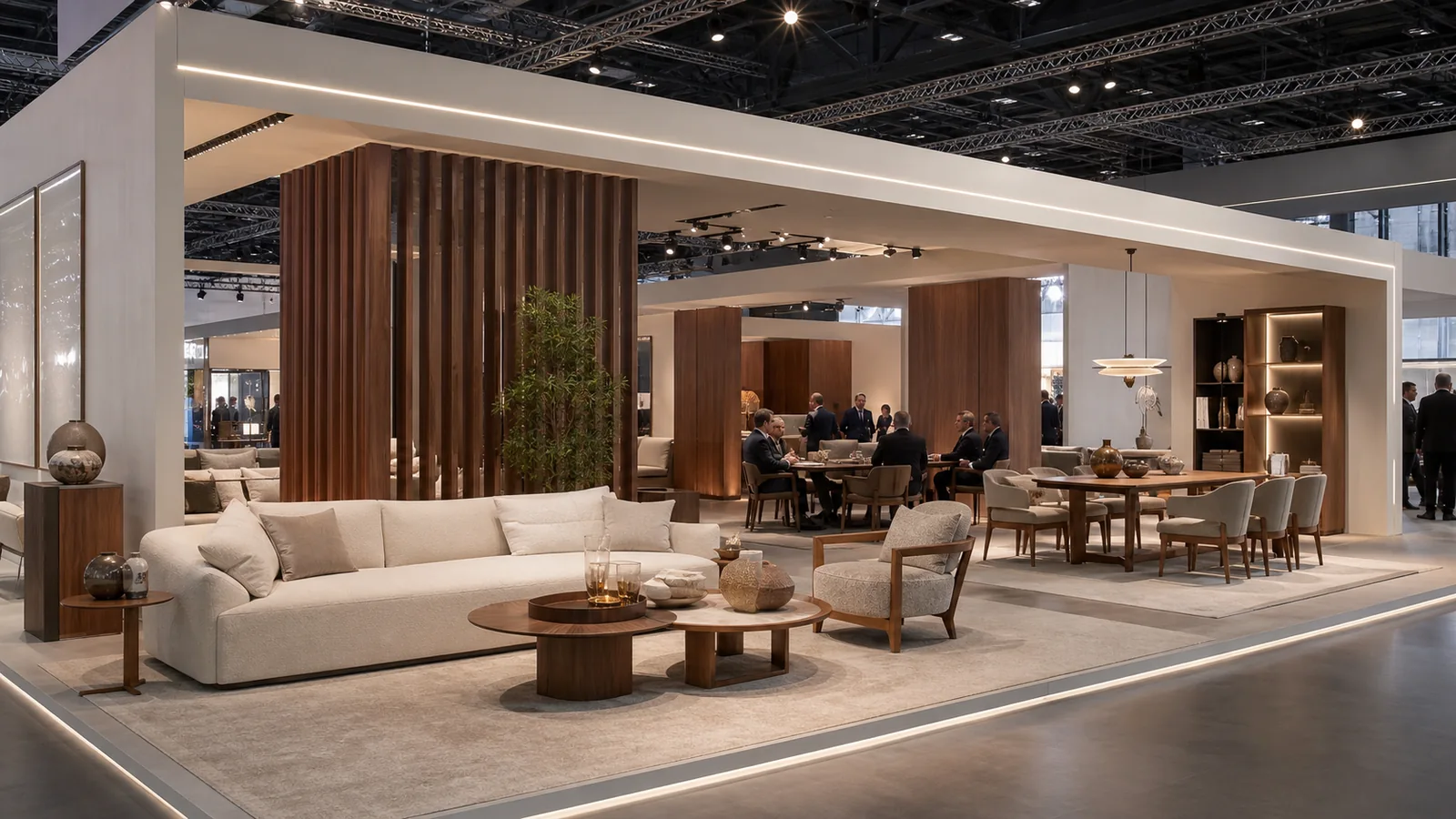 IIFF 2027 mobilya fuar standı tasarımı | furniture exhibition stand