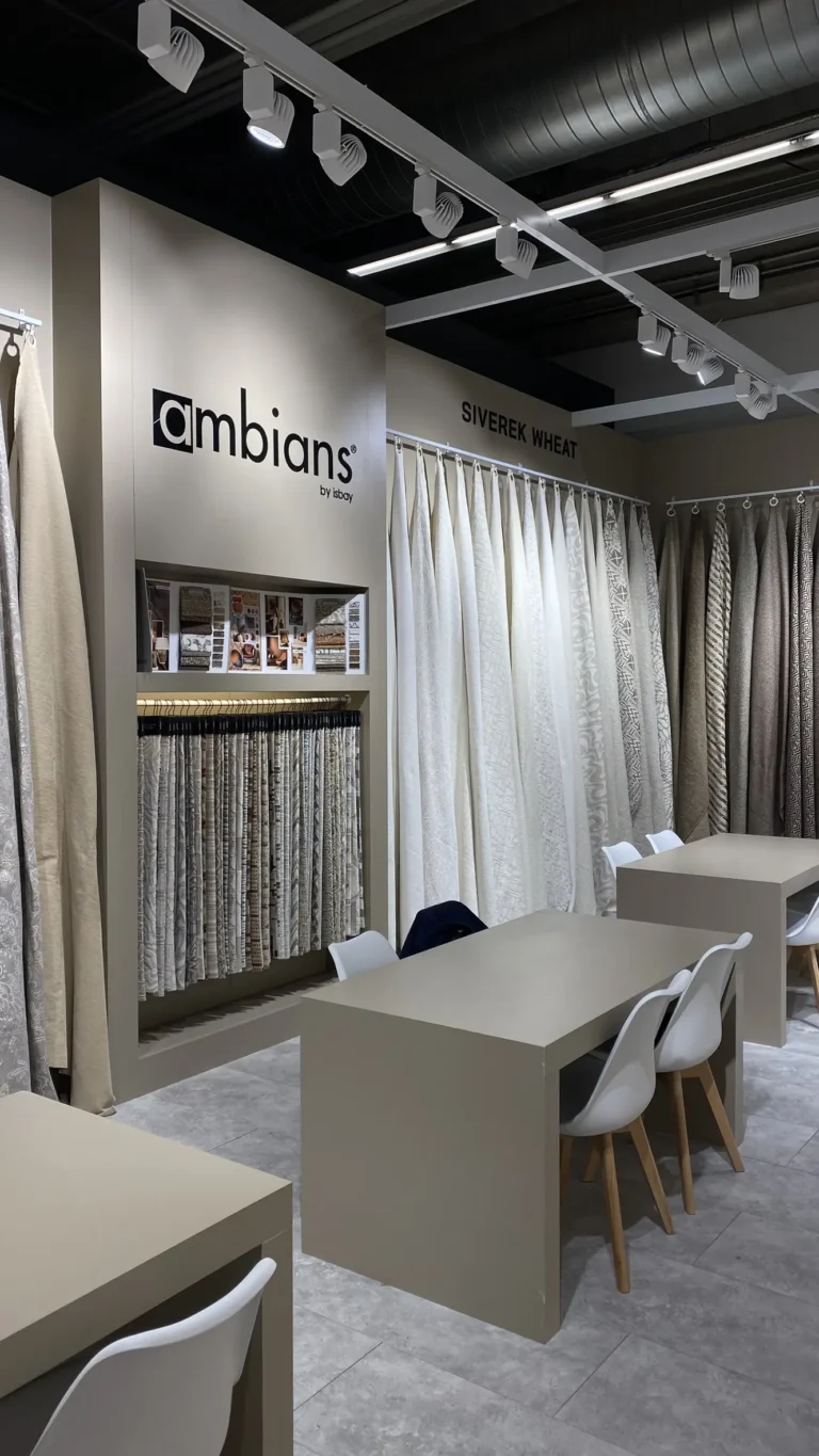 Ambians fuar standı numune ve görüşme alanı