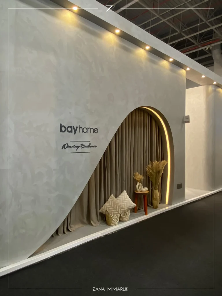 Bayhome HOMETEX 2025 dış cephe ürün sergilemesi