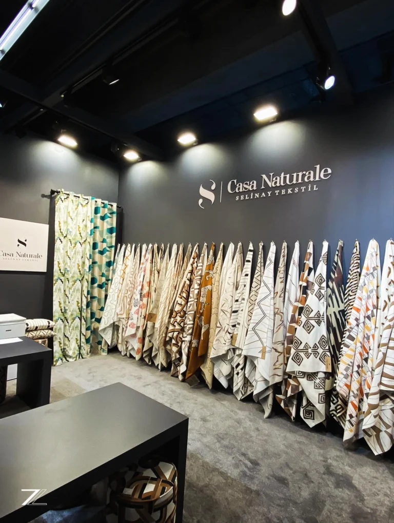 Casa Naturale Heimtextil 2026 standı iç mekânı
