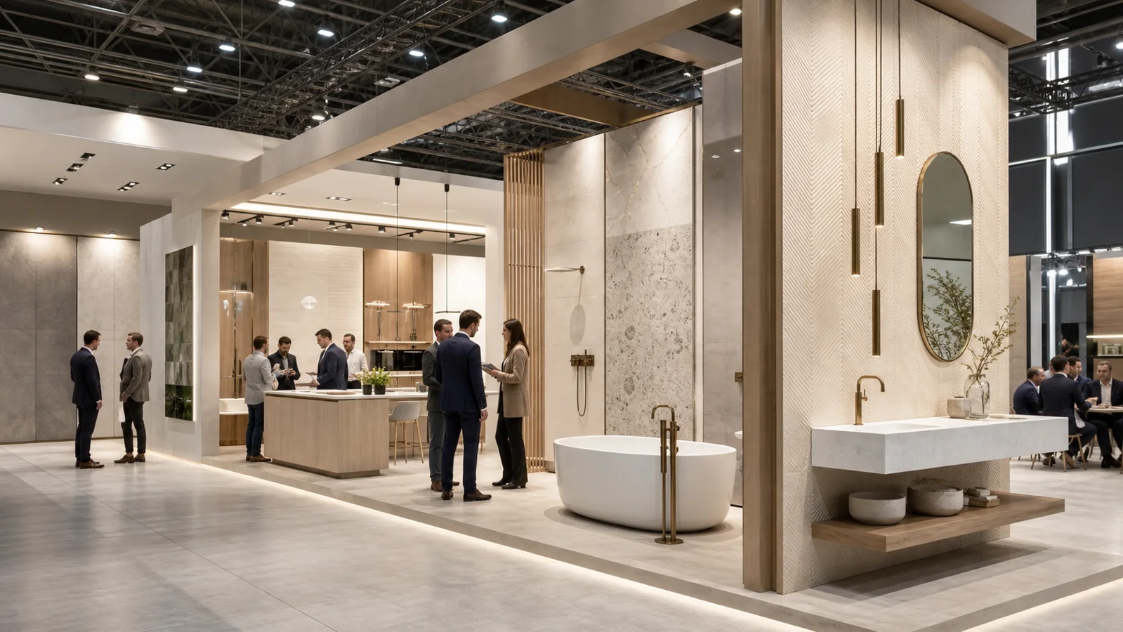 UNICERA 2026 için Seramik ve Banyo Fuar Standı Rehberi 1 UNICERA 2026 için seramik, banyo ve mutfak fuar standı tasarımı